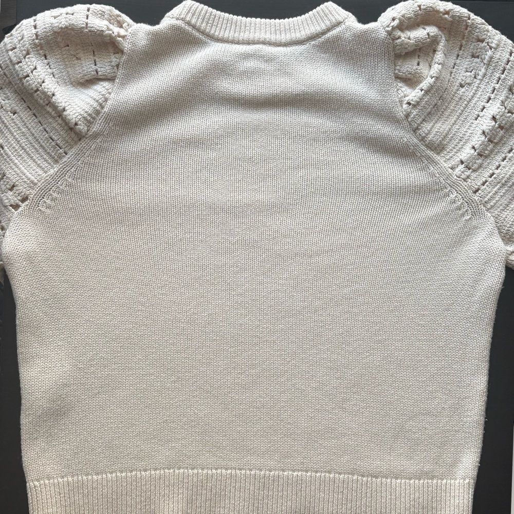 Sézane Orion cream knit sweater Size Small - Picture 4 of 9